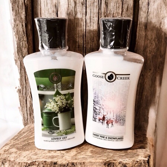 Goose Creek Other - 🆕Lovely Lily and Sweet Pine and Snowflakes Lotion by Goose Creek